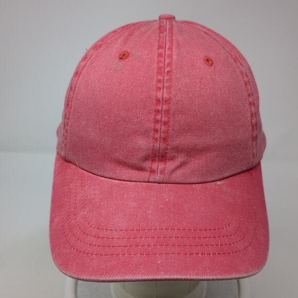Scala Gal Strapback Baseball Hat Solid Pink One Size Adjustable Blank - Picture 2 of 10